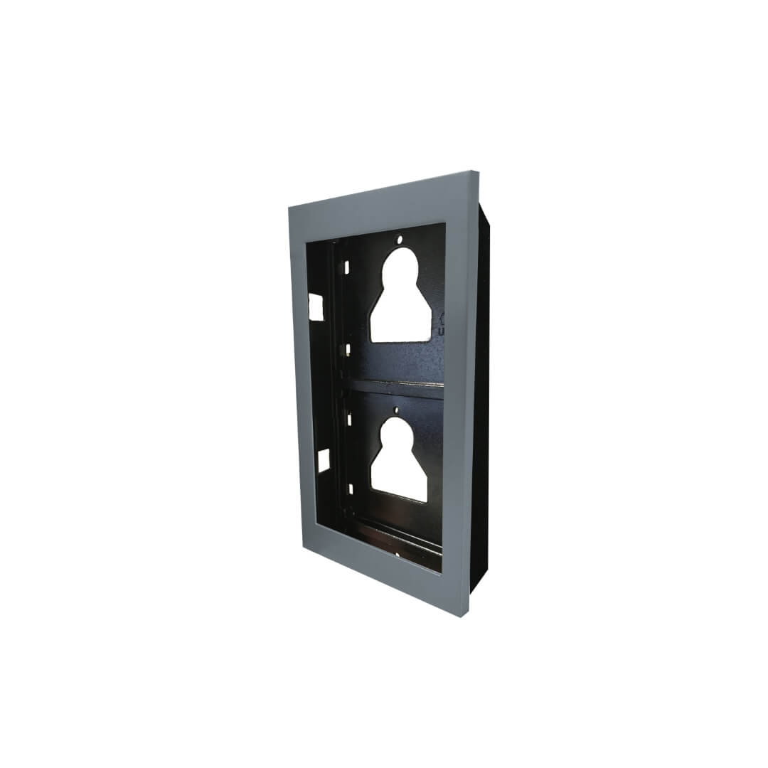 Comelit Montagerahmen, Ultra, unterputz, 2 Module, Alu - UT9