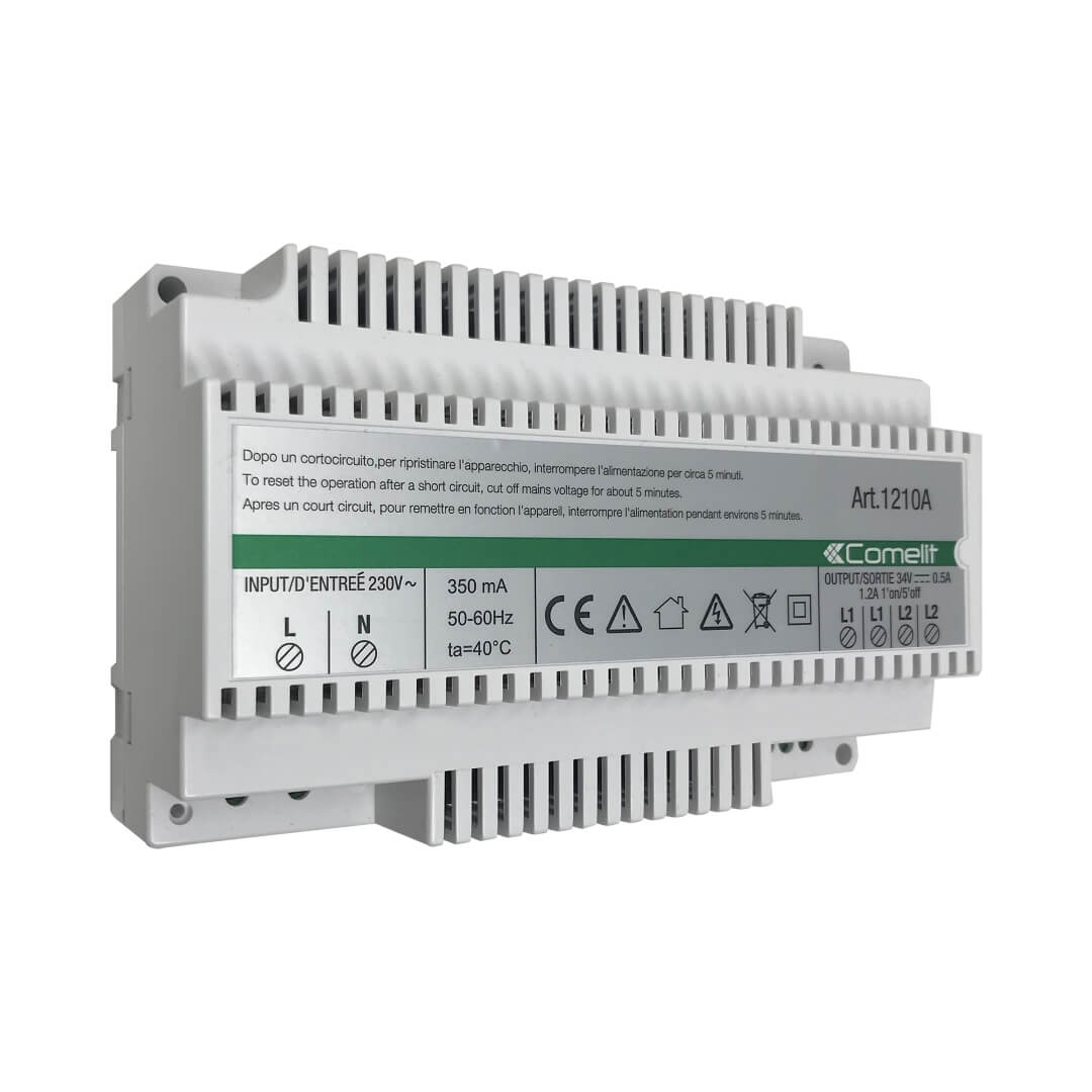 Comelit Netzgerät 2-Draht-System, 1 Steiger, SB2 - 1210A