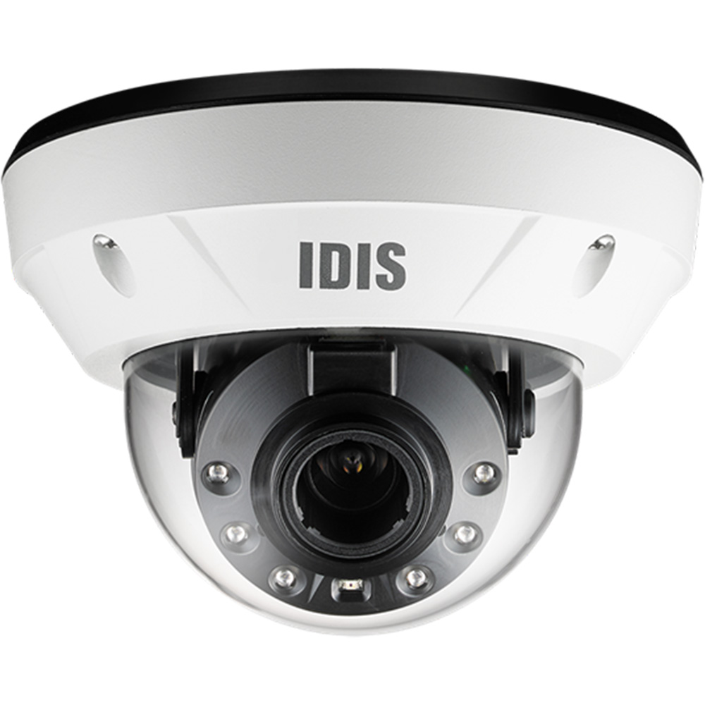 IDIS IP-Dome-Kamera 8MP, 2,7-13,5mm Motorzoom, IR40m, NDAA-1