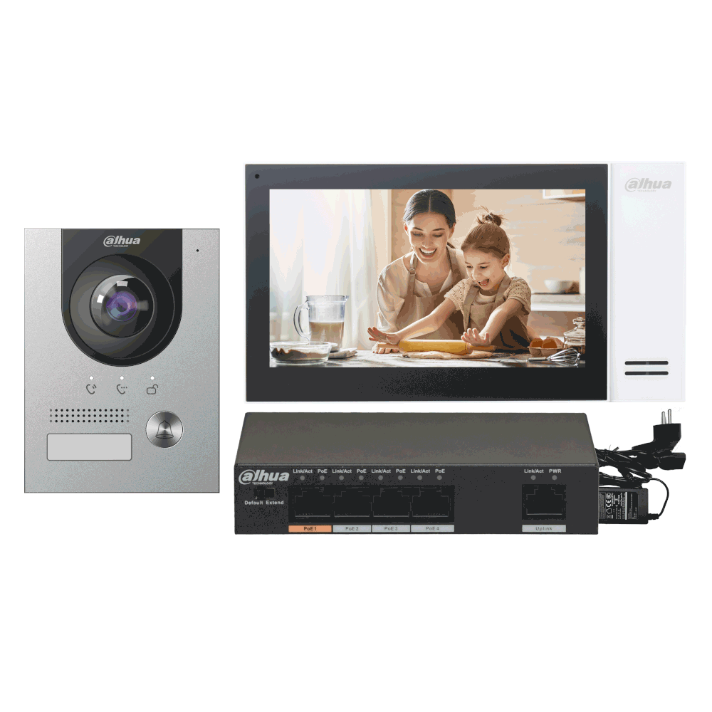 Dahua IP-KIT (AP) Videogegensprechanlage, DHI-KTP01(S)