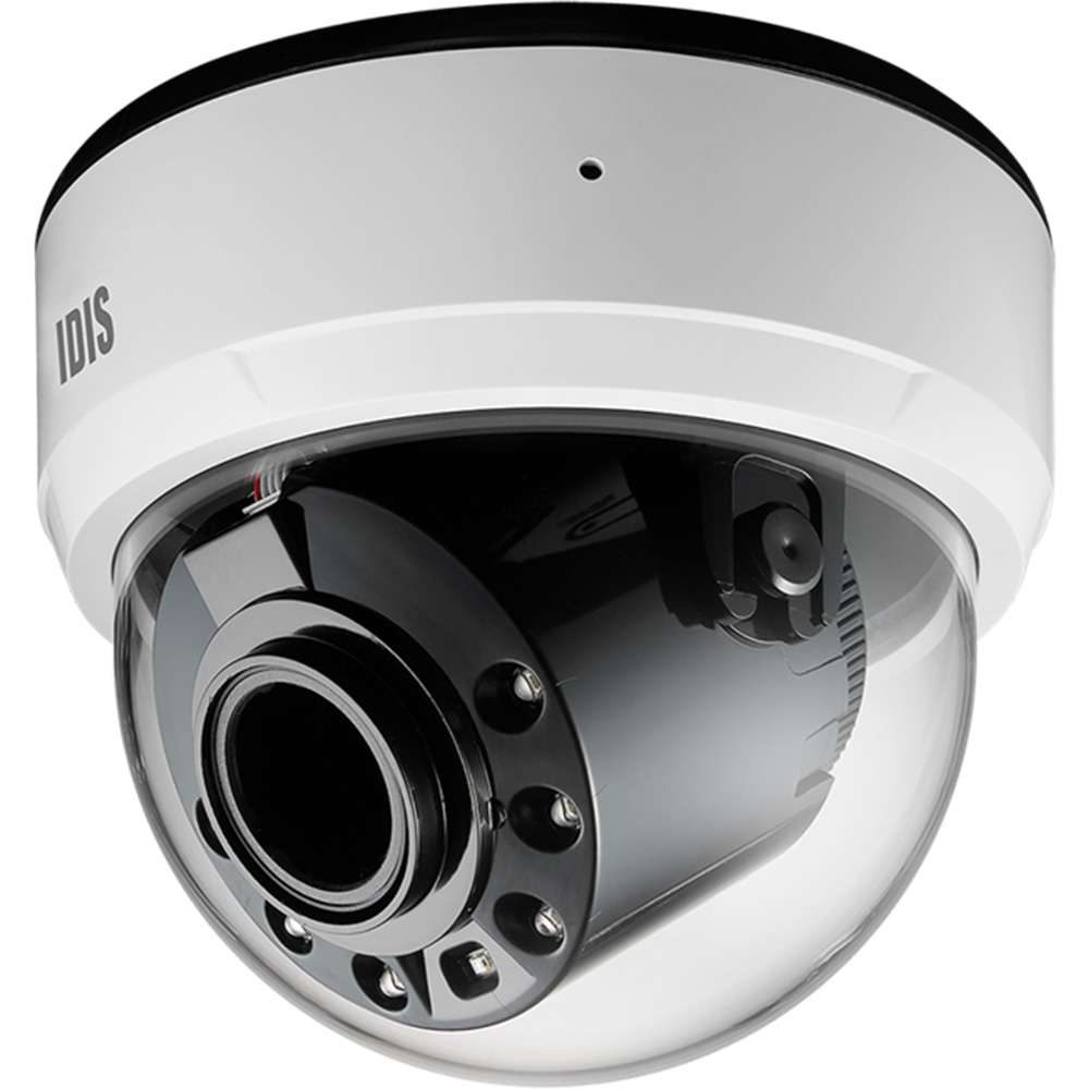 IDIS IP-Dome-Kamera 5MP, 3-13,5mm Motorzoom, IR30m, NDAA-1