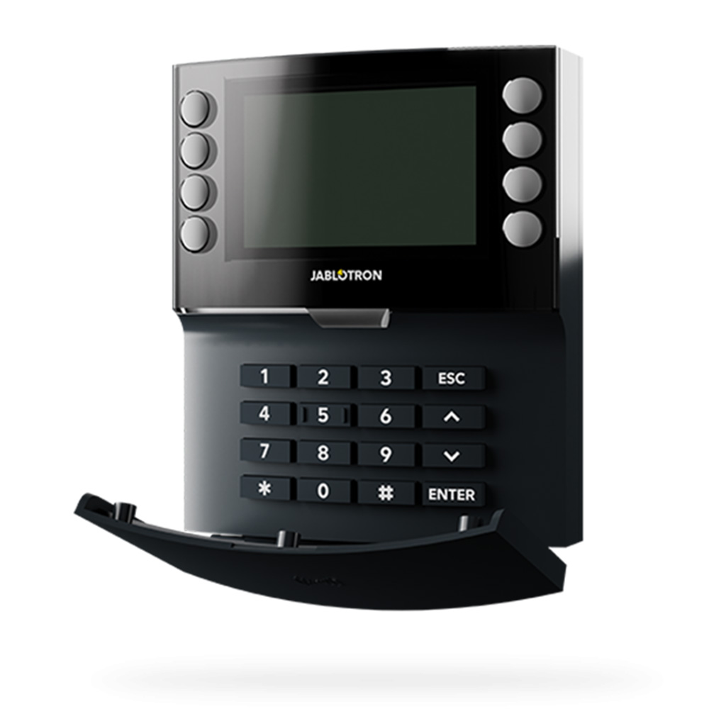 JA-155E-AN Jablotron Funk-Bedienteil mit LCD-Display, Tastatur und RFID-Lesegerät anthrazit-1