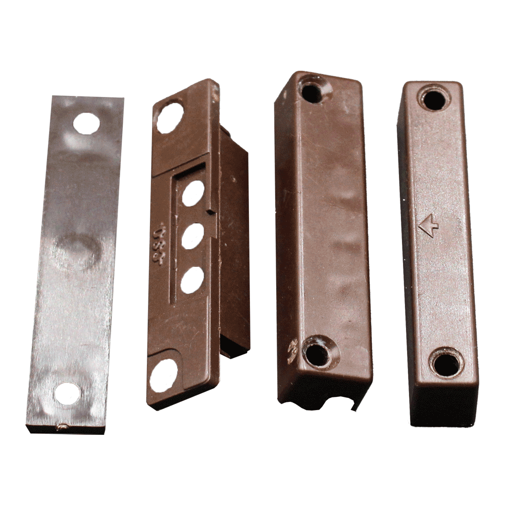 Aufbaumagnetkontakt braun mit Schraubklemmen-1