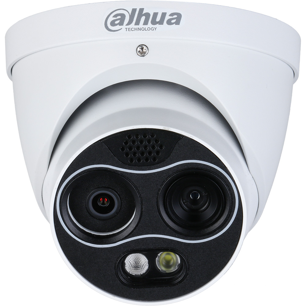 Dahua IP-Thermal-Eyeball-Kamera, 4MP, 2/2 mm, IR 30m, IP67, weiß-2