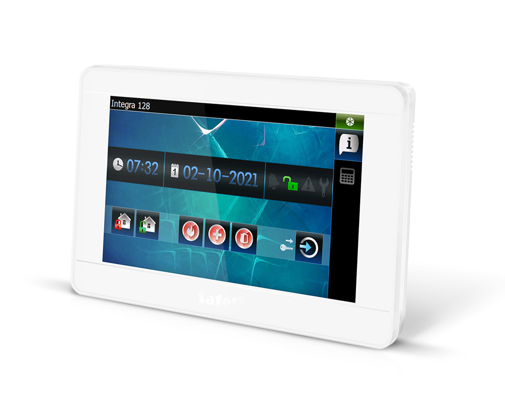 Satel Integra Touch-Screen-Bedienteil 7", weiß, INT-TSI-W