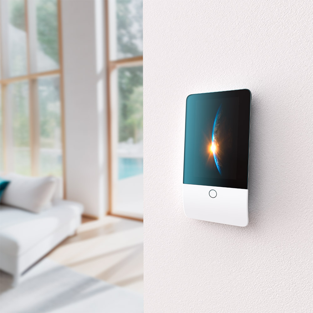 Jablotron 5" Touchbedienteil NATUS weiss-3