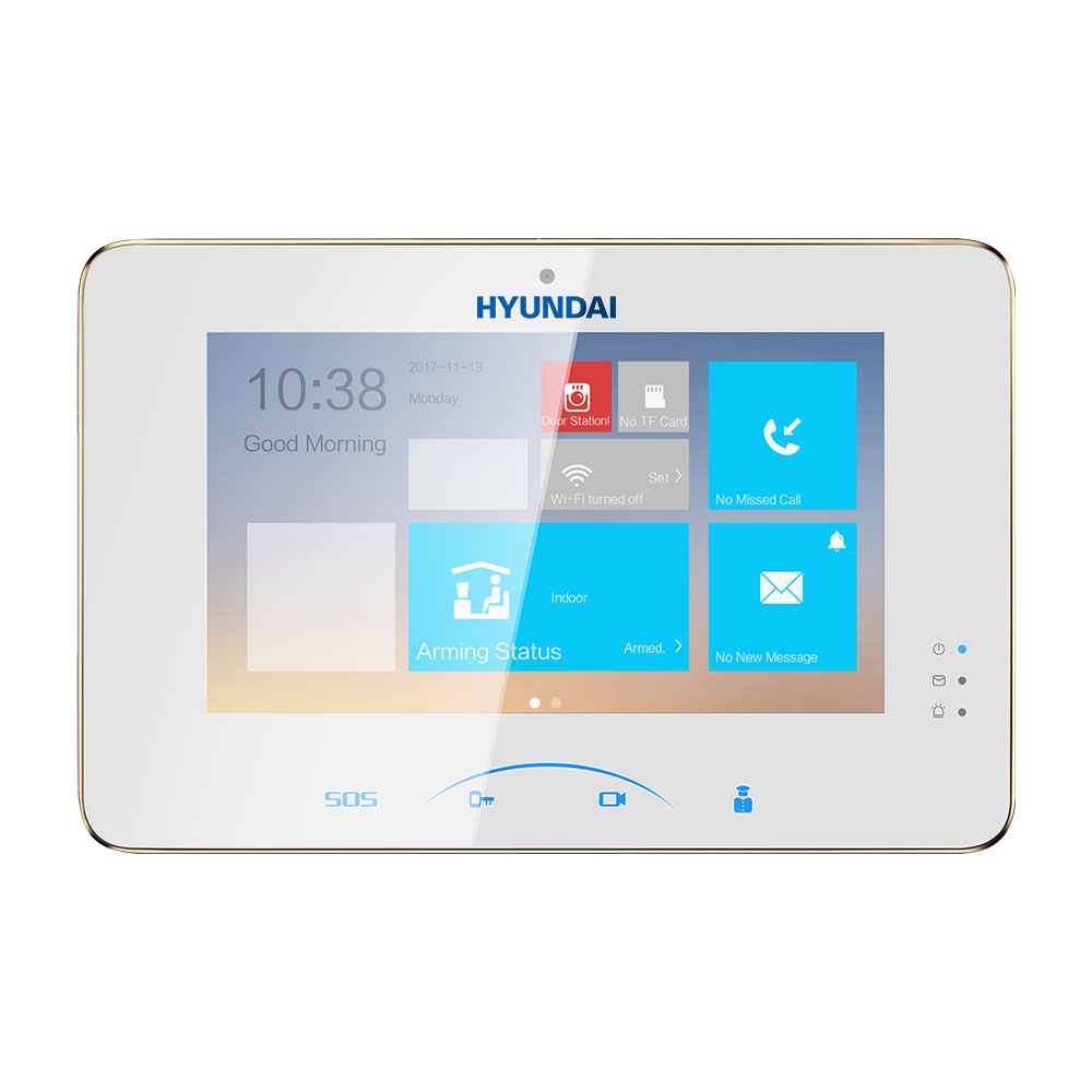 Hyundai Touch-Screen-Monitor, IP, 7" Monitor, 0,3MP,  HYU-55