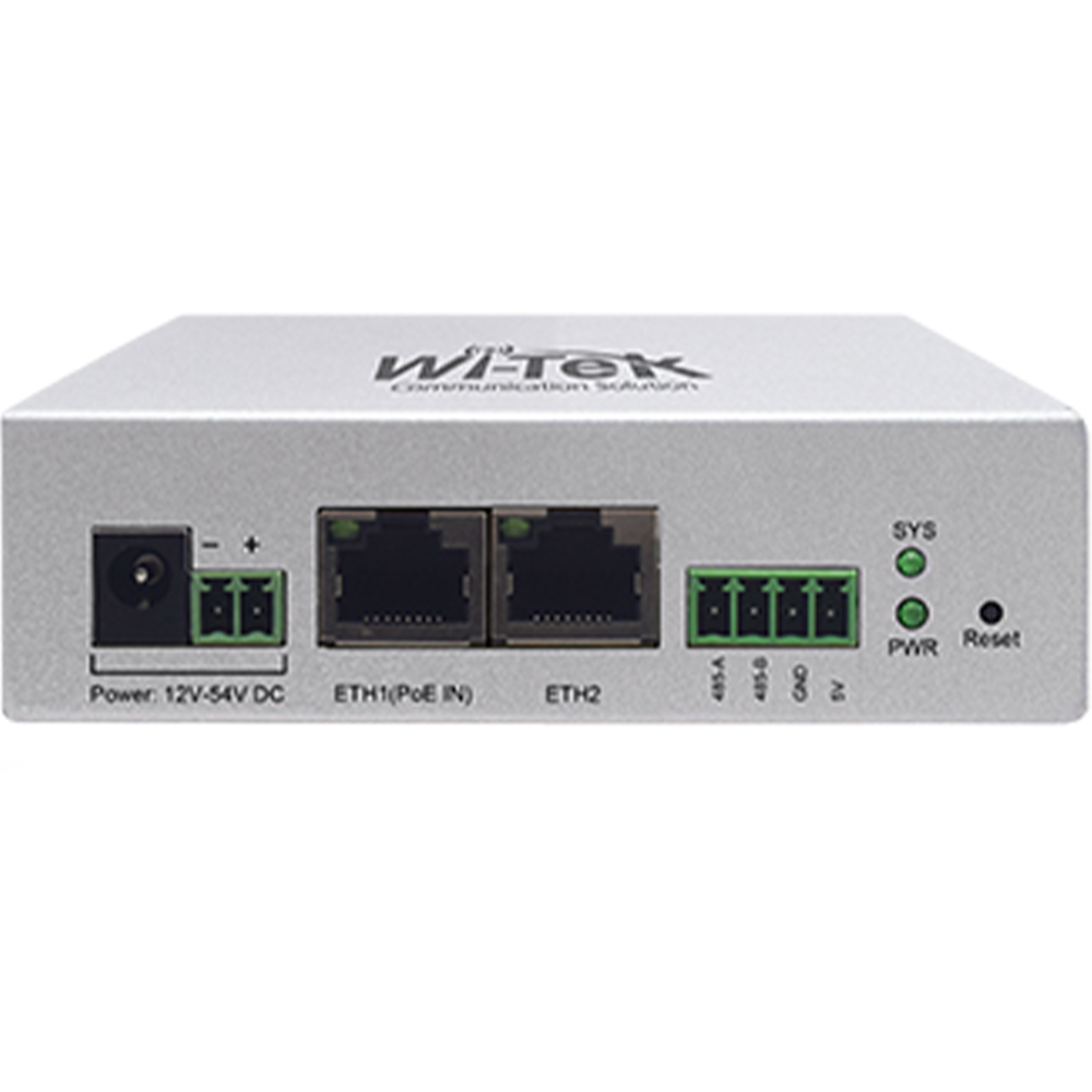 Wi-Tek IoT Controller, 2 Ports, cloud managed, silber, Desktop, DIN-Schiene-1