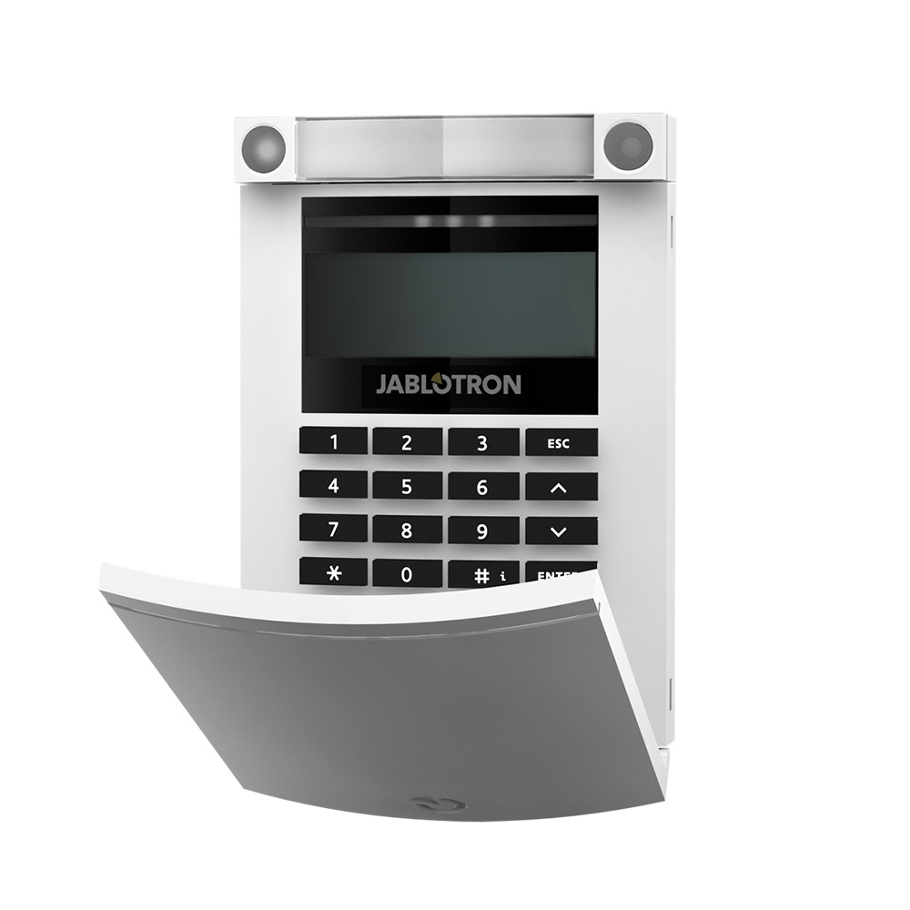 PLV-JA154E-WH Jablotron Leergehäuse Funk-Bedienteil, weiss-1