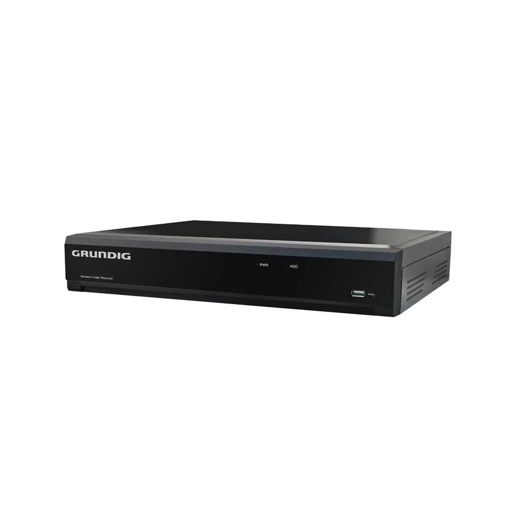 Grundig IP-Rekorder, 16 Kanäle, max. 8MP, H.265+, 3 SATA à 10TB-1