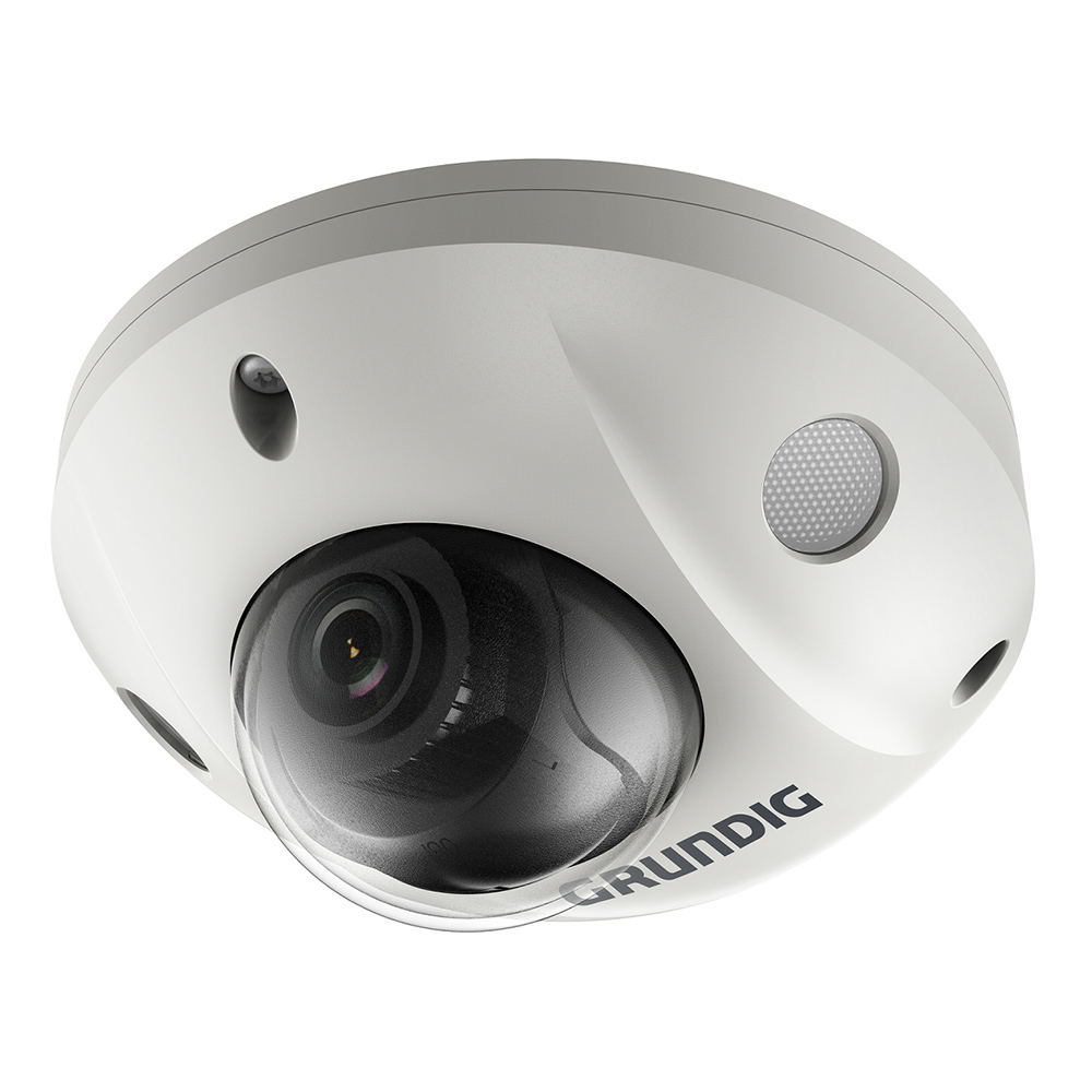 Grundig IP-Dome-Kamera 4MP, 4mm fix, IR 30m, PoE, IP67, weiß-1