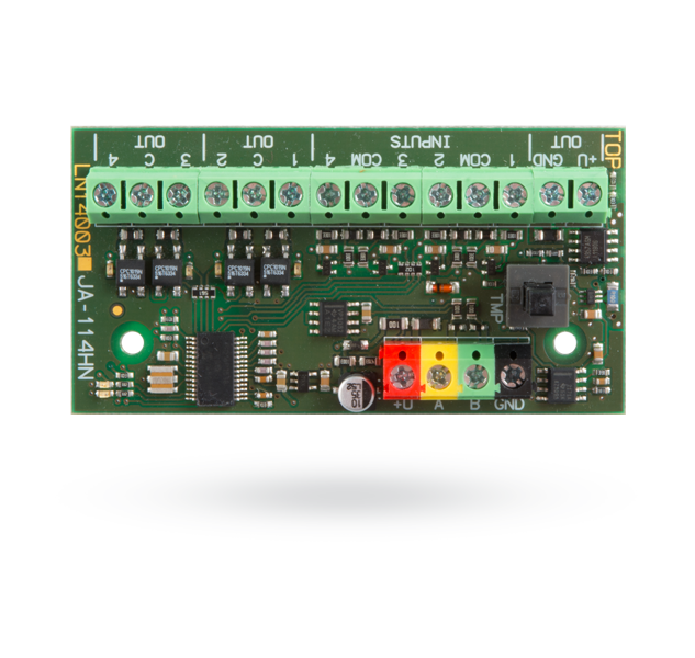 JA-114HN Jablotron BUS-Modul mit 4 Eingängen und 4 Ausgängen