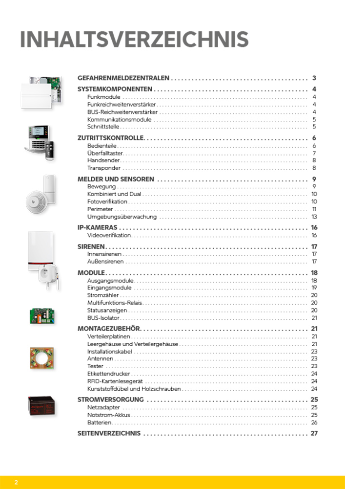 JABLOTRON 100+ Produktkatalog 2024-2