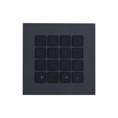 Dahua Erweiterung Codetastatur-Modul für VTO4202F-X, schwarz, VTO4202F