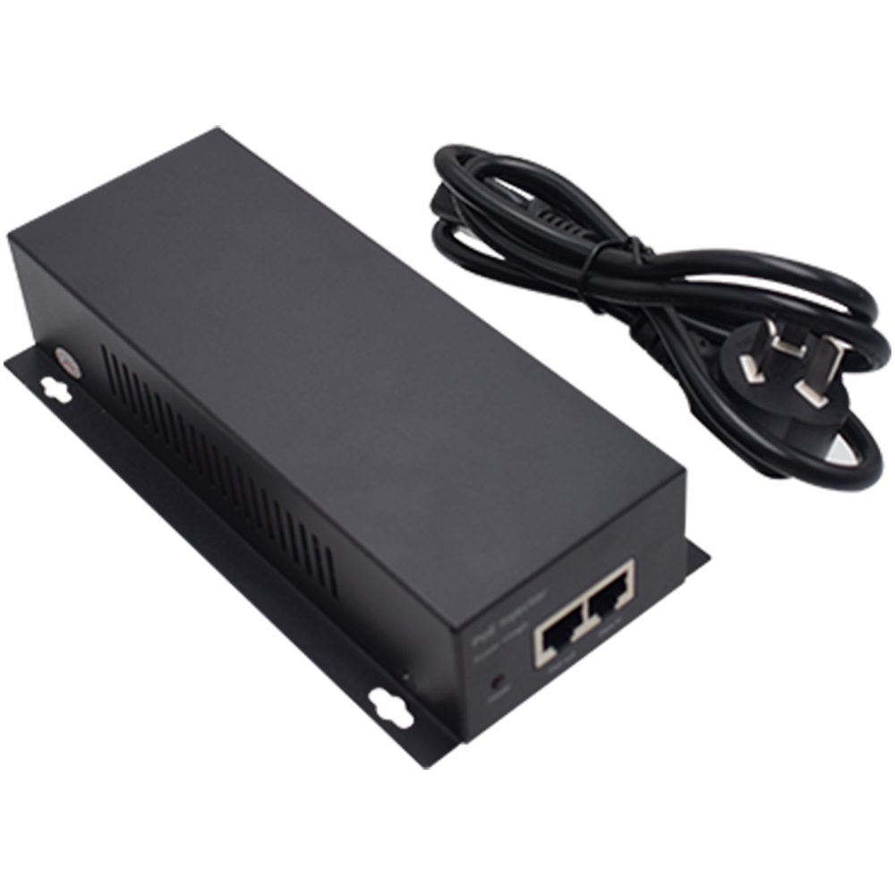 Wi-Tek PoE-Injektor, 2 Ports, 60 W, schwarz, Desktop, Wand-1