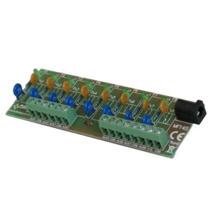 Stromverteilerplatine für 10-30VDC mit PTC-Sicherung