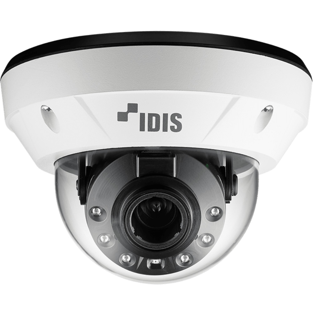 IDIS IP-Dome-Kamera 2MP, 2,8-12mm Motorzoom, IR30m, NDAA-3