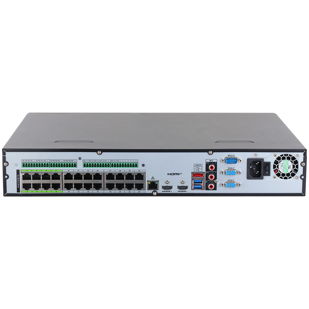 Dahua IP-Rekorder, 24 Kanäle, 24xPoE, 32MP max.4x20TB-3