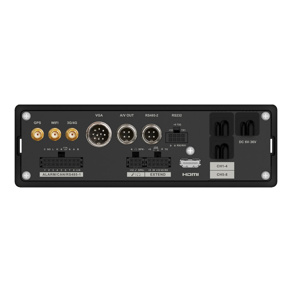 Mobiler IP-Rekorder, 8 Kanäle, H.265, 2x SATA à 2 TB-3