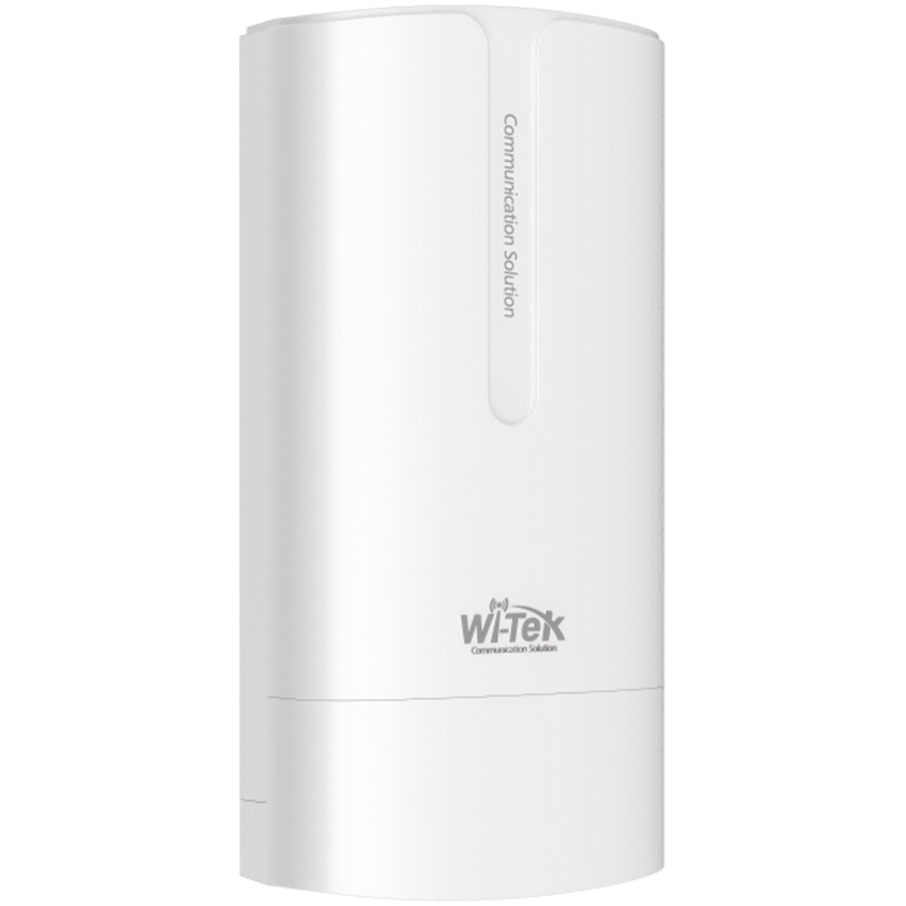Wi-Tek WLAN Transmitter, 1 Paar, 2 Ports, 5 GHz, 3 km Reichweite, IP65, weiß, Mast, Wand-4