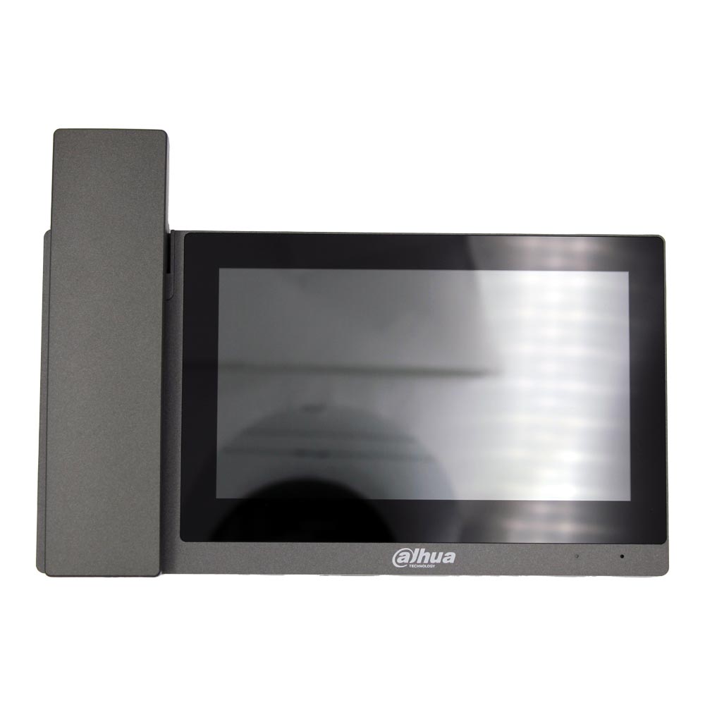 Innenmonitor mit Hörer, 7" LCD Monitor, 6x Alarm, 1x Alarm out,-5