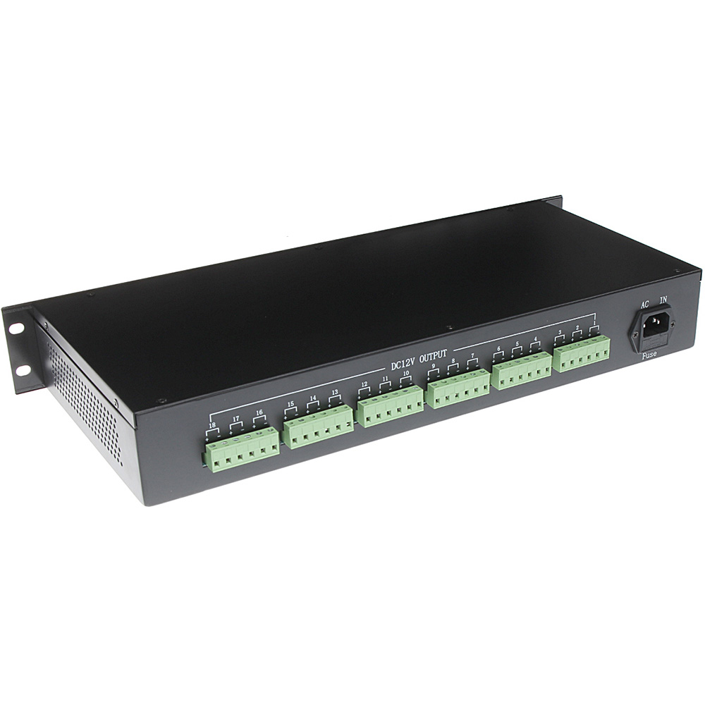 19" Netzteil 18x12VDC, max 20A-2